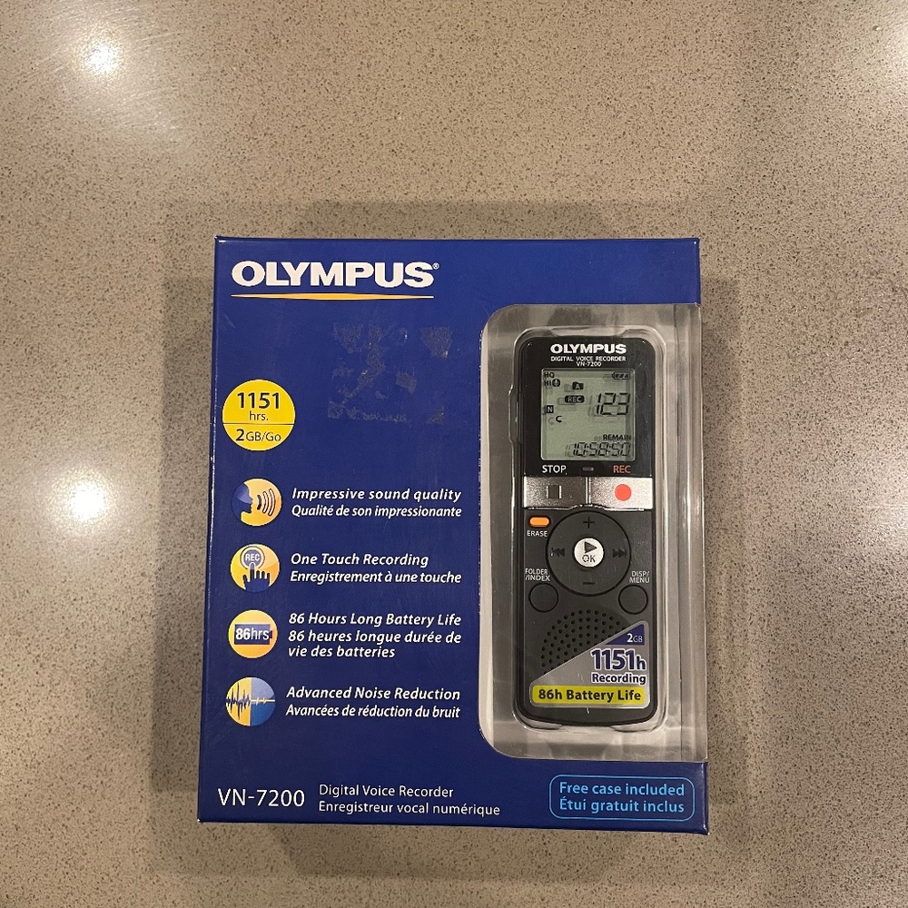 Olympus digital voice recorder